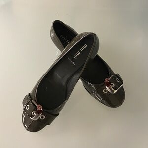 Miu miu kitten heel pump sz 35